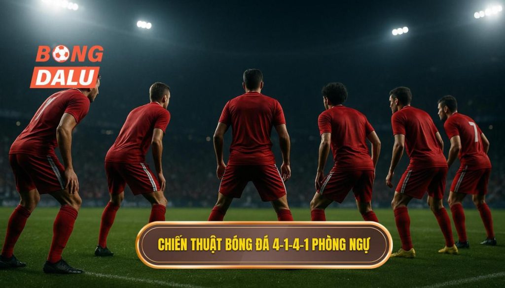Chiến thuật bóng đá 4-1-4-1 phòng ngự
