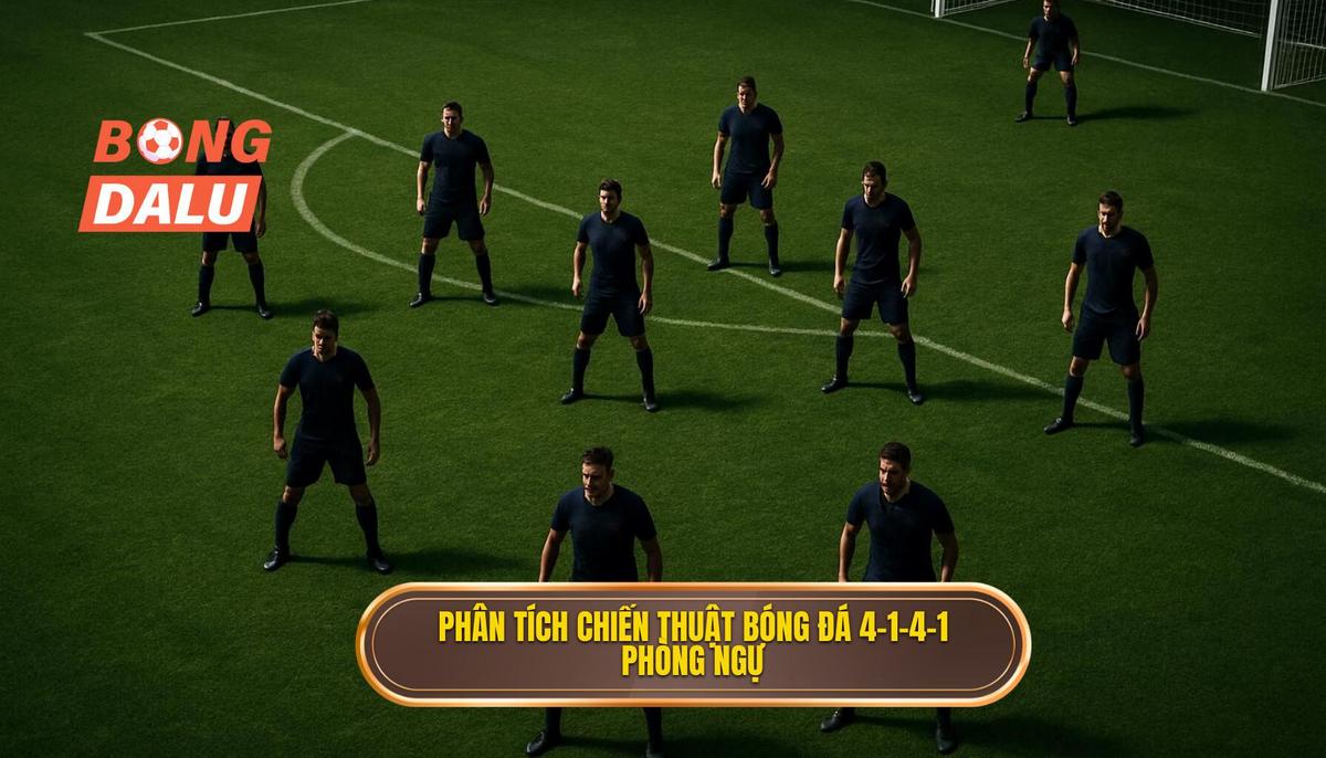 Phân tích chuyên sâu cách triển khai Chiến thuật bóng đá 4-1-4-1 phòng ngự
