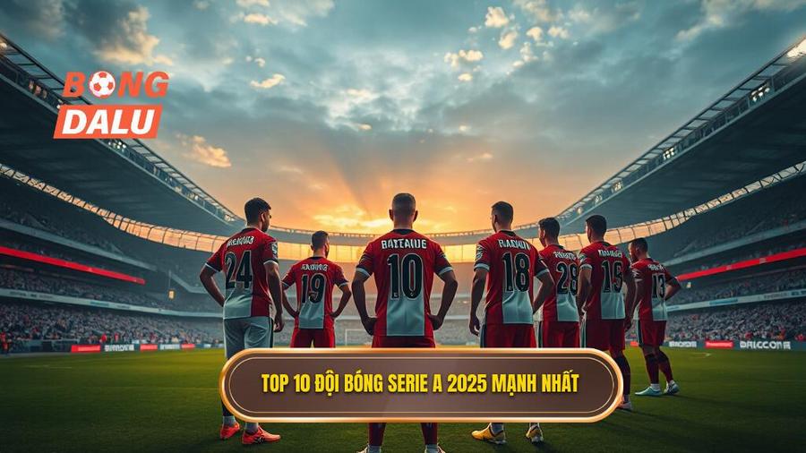 Top 10 đội bóng Serie A 2025 mạnh nhất